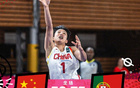 中国U19女篮世界杯两连败，负葡萄牙52-75
